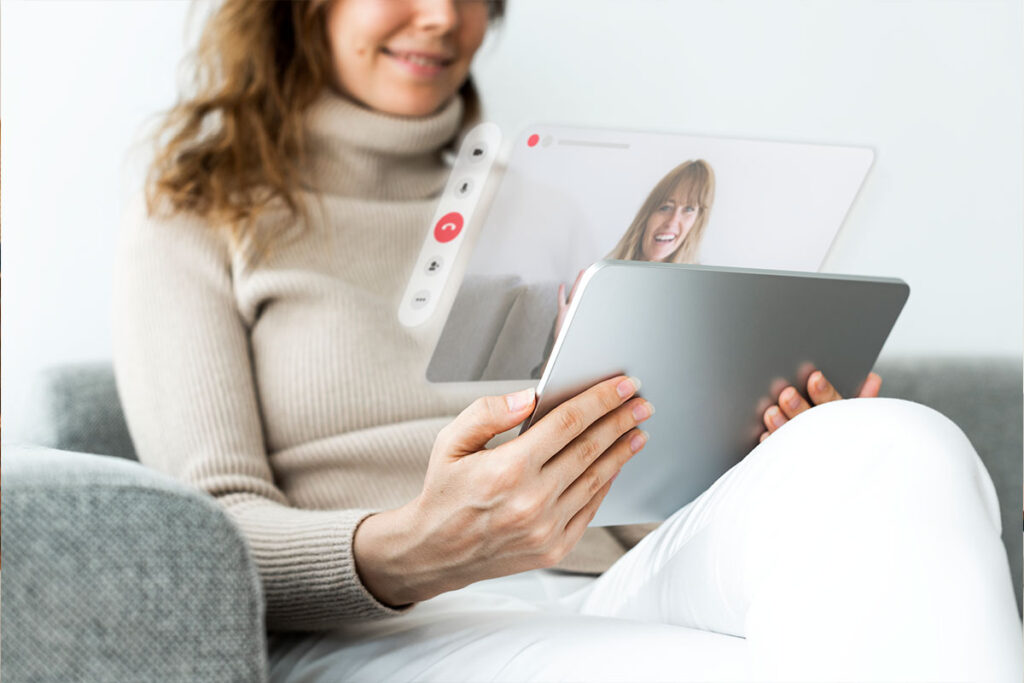 mujer adulta en terapia online 02